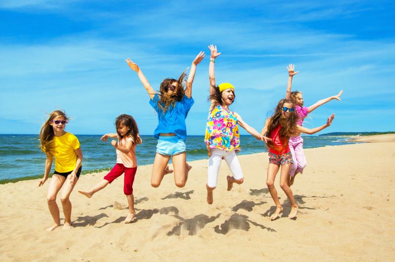 Ein Feriencamp ist für Kinder geeignet